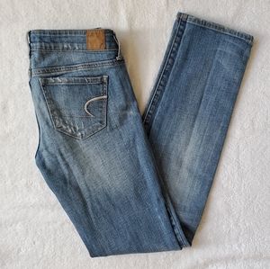 AMERICAN EAGLE Distressed/Ripped Skinny St…